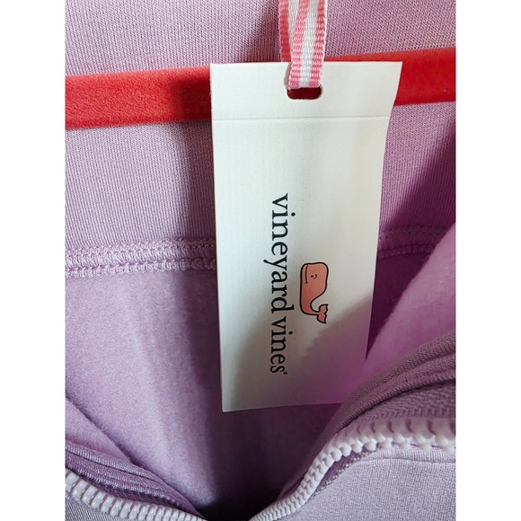 Vineyard Vines Men's XL Shep Shirt Pullover Lilac Quarter Zip Fleece NWT $138 - Picture 7 of 7